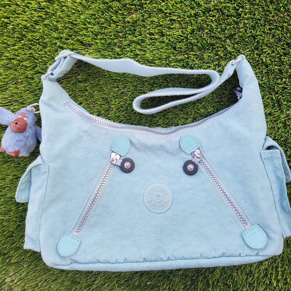 Kipling Morrisey Nikki Clutch Shoulder Bag With Georgia Monkey.